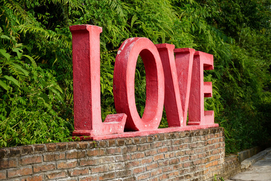 LOVE裝飾字