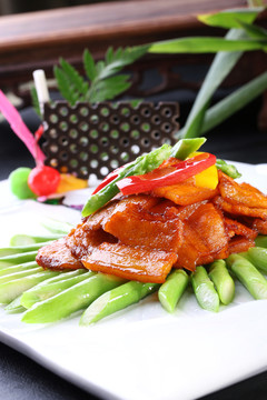 蘆筍炒咸肉