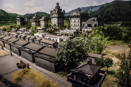 開平碉樓模型
