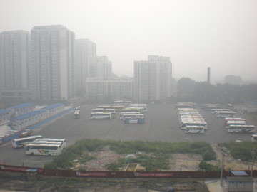 奧運會開幕霧天的北京