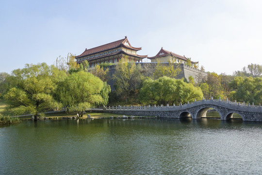 范公亭公園秋色