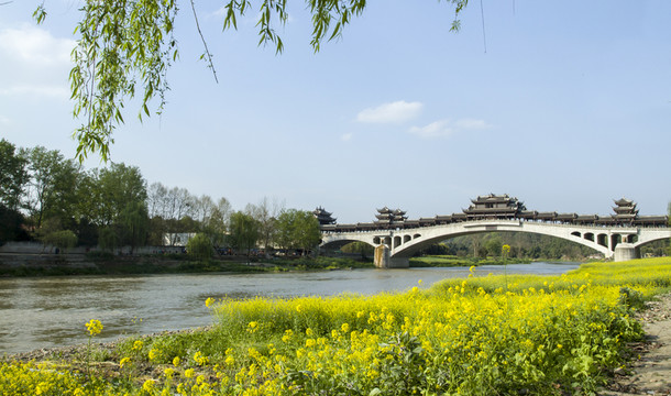 黃龍溪古鎮(zhèn)廊橋