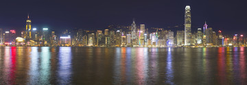 香港維多利亞港夜景
