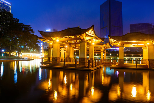 千燈湖夜景