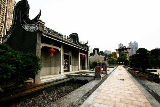 廣州 獵德村 古建筑 旅游風(fēng)光
