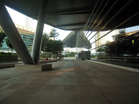 珠海國(guó)際會(huì)展中心建筑局部