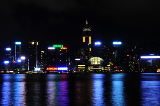 香港維多利亞港夜景
