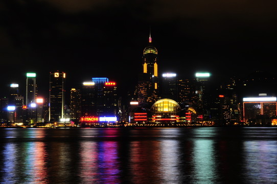 香港維多利亞港夜景