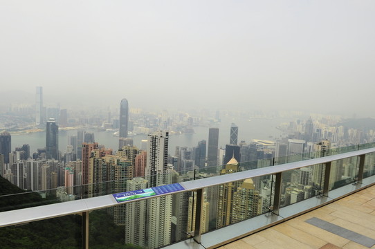 香港維多利亞全景俯視