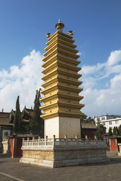 昆明官渡古鎮(zhèn) 妙湛寺雙塔