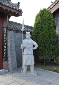 宋代士兵雕塑