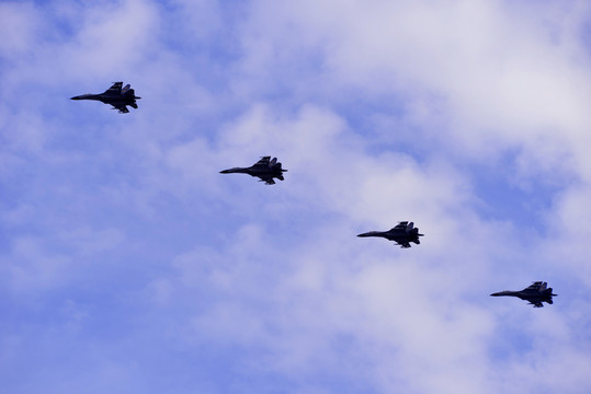 閱兵飛機(jī)隊(duì)列