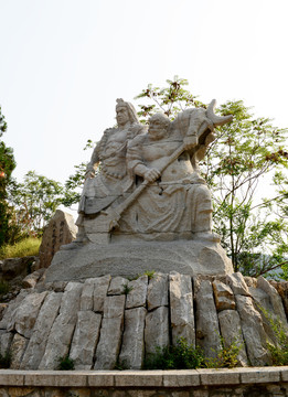 武松和魯智深塑像