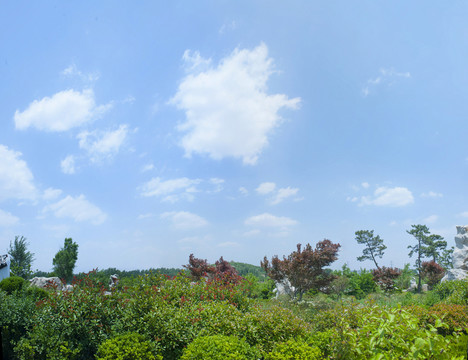 藍(lán)天白云 旅游區(qū)風(fēng)景
