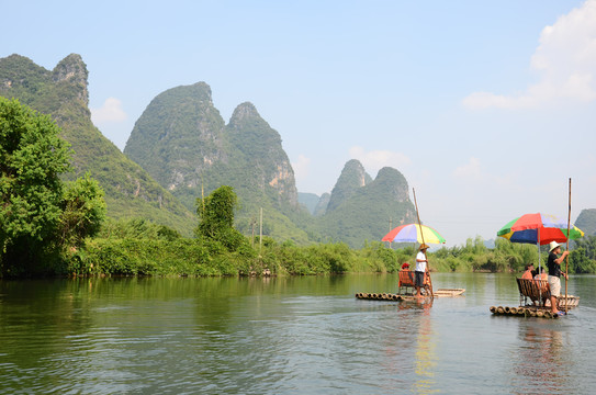 桂林漓江漂流