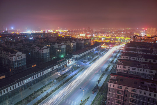 小城夜色