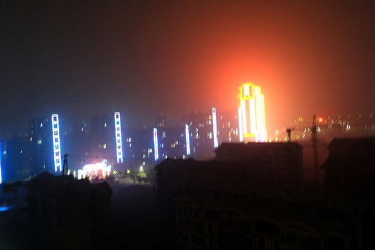 小區(qū)夜景