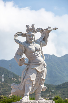 哼哈二將雕像