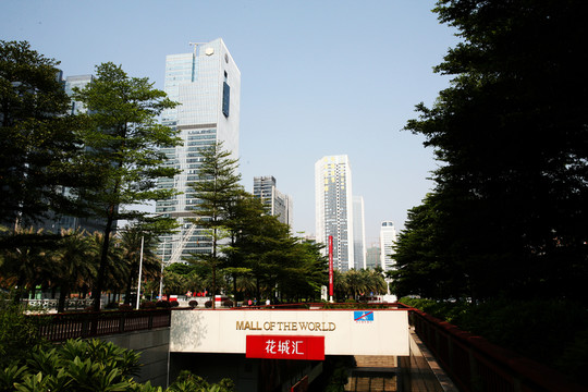 廣州花城匯 地下通道標(biāo)志