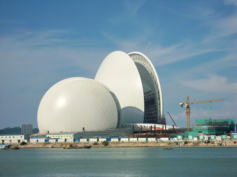 在建的珠海歌劇院