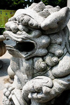 石獅 威嚴(yán) 雕刻