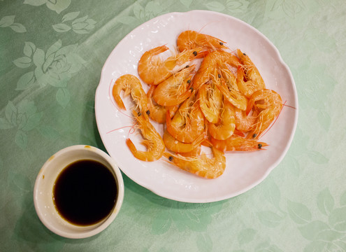白灼基圍蝦