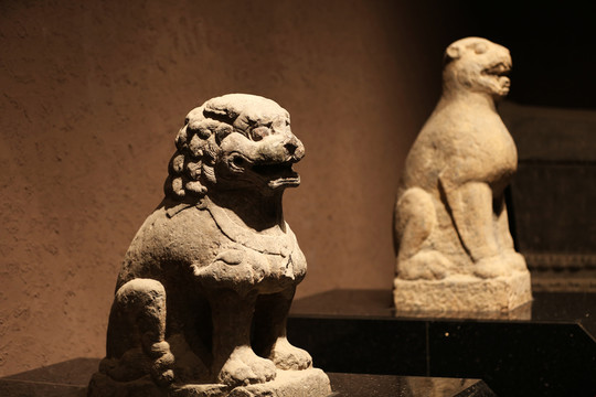 文物石獅