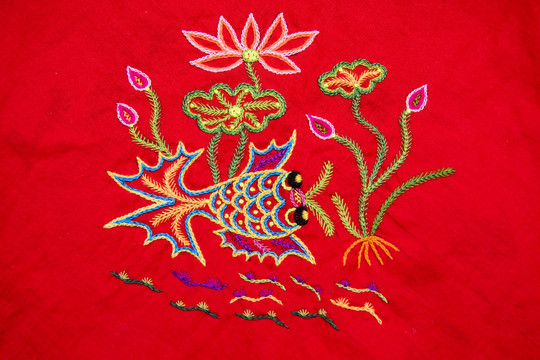 金魚荷花
