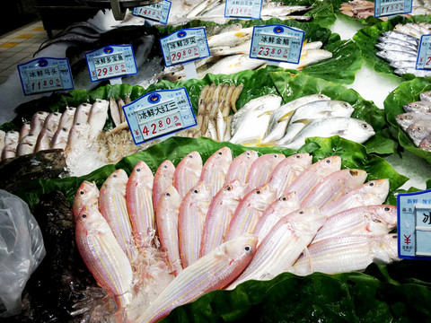 海鮮 魚蝦 賣場