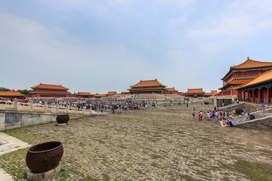 北京故宮太和殿前廣場(chǎng)