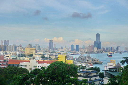 臺灣高雄港風光