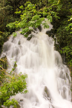 貴州荔波小七孔瀑布風(fēng)景