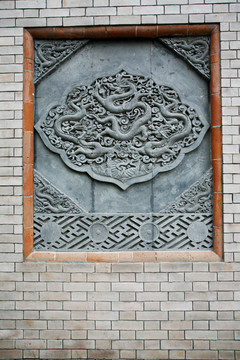 云龍圖 裝飾 浮雕