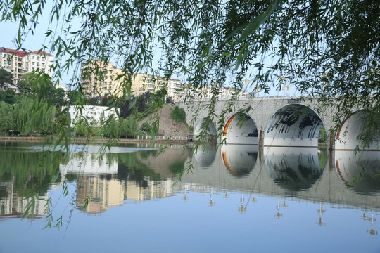 山水武寧朝陽湖風景