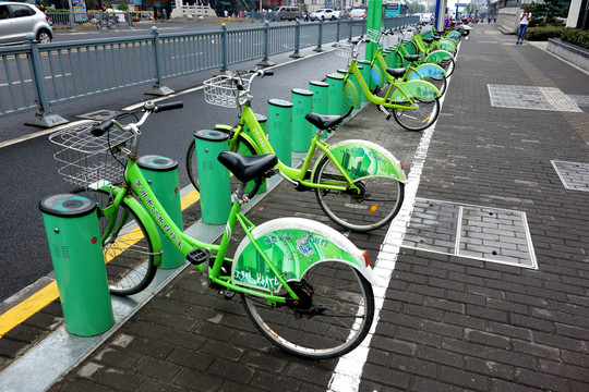 公共自行車(chē)站臺(tái)