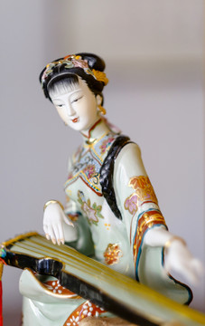 古琴美女