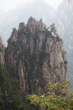 黃山風(fēng)光 筆架峰