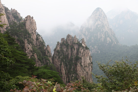 黃山風(fēng)光 筆架峰