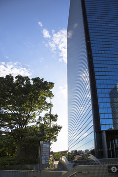 大阪商務區(qū)建筑特寫