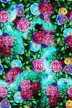 掛畫花卉