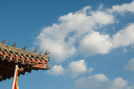 聊城古城角樓