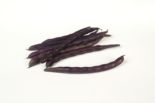 紫色的豆角 扁豆 鍋里變架豆