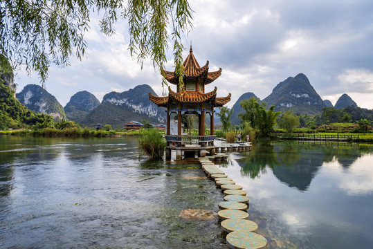廣西靖西鵝泉風(fēng)光
