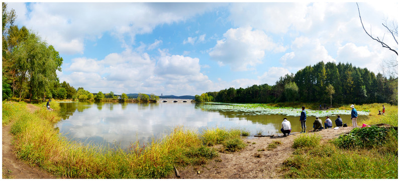 長(zhǎng)春凈月潭國家森林公園全景