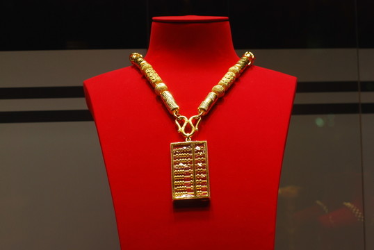 黃金首飾展示
