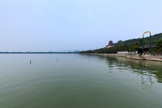 北京頤和園昆明湖萬壽山
