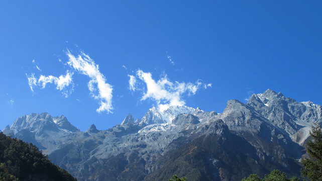云南麗江風(fēng)光 玉龍雪山