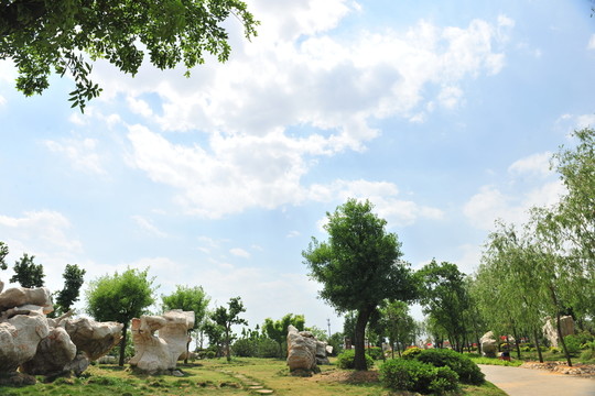 奇石園林 公園風(fēng)景