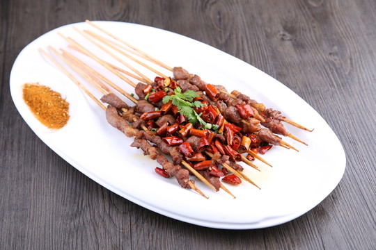 香辣肉串