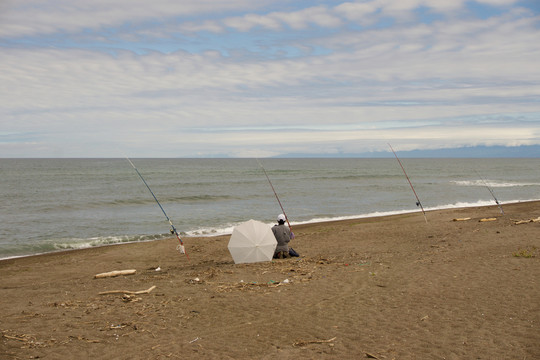 日本北海道海邊海釣